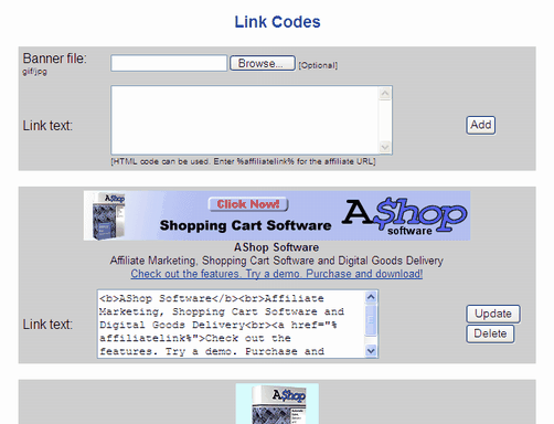 Ashop Deluxe Help