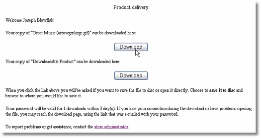 Product Delivery